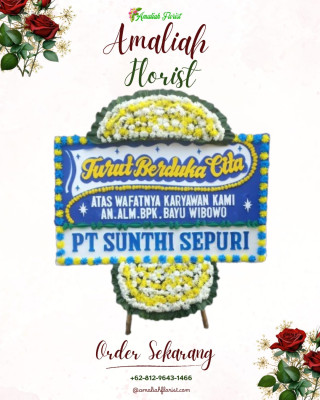 Papan Bunga Duka di Mahakeret Barat