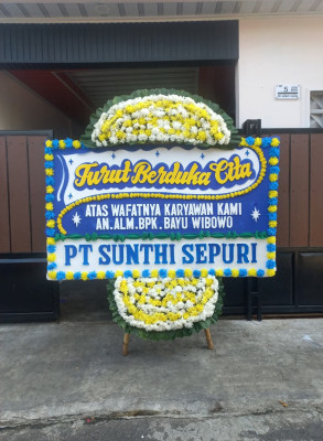 Papan Bunga Duka di Mahakeret Barat